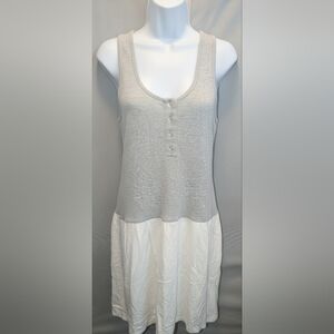 Reiss Zeta Mixed Jersey Knit Racerback Midi Dress